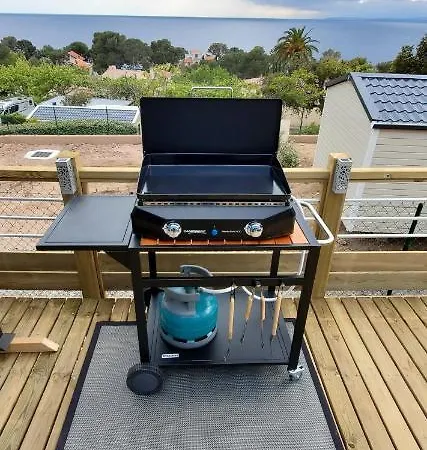 Kamp alanı Mobil-Home Haut De Gamme Les Pieds Dans L'Eau